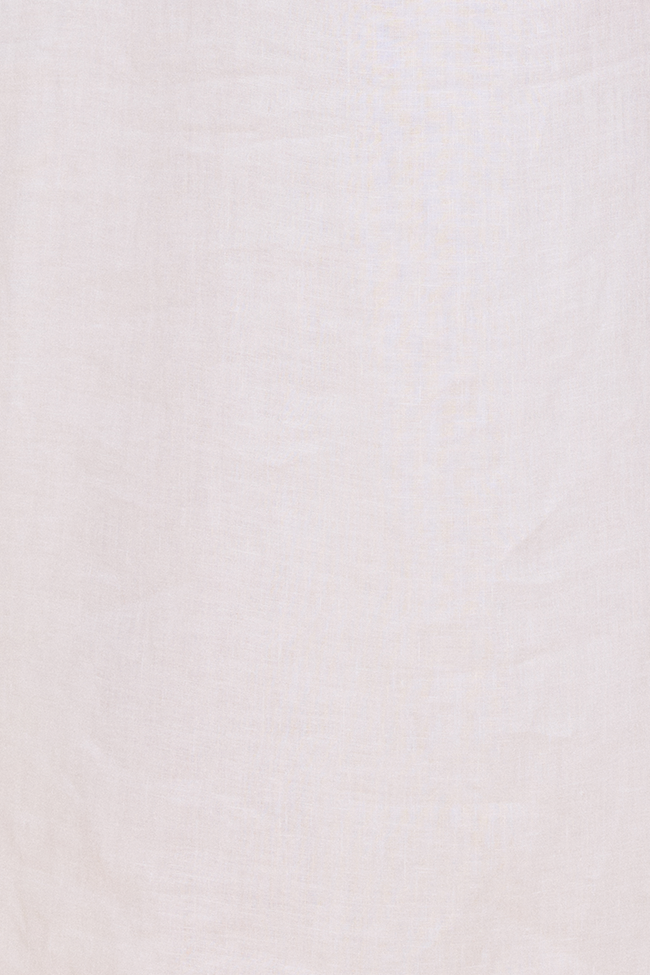 Bishop Sleeve Kaftan White Linen