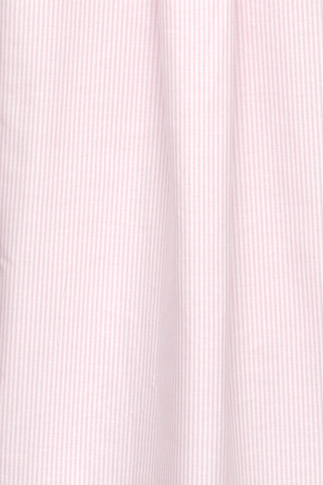 Long Sleep Shirt Pink Oxford Stripe PLUS