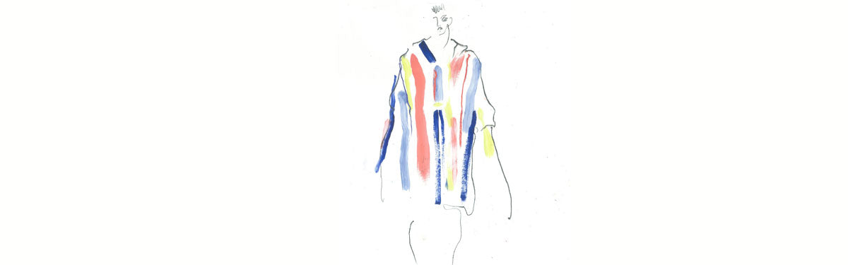 Helen Bullock + The Sleep Shirt: Discover a Colourful Hand-Painted Stripe