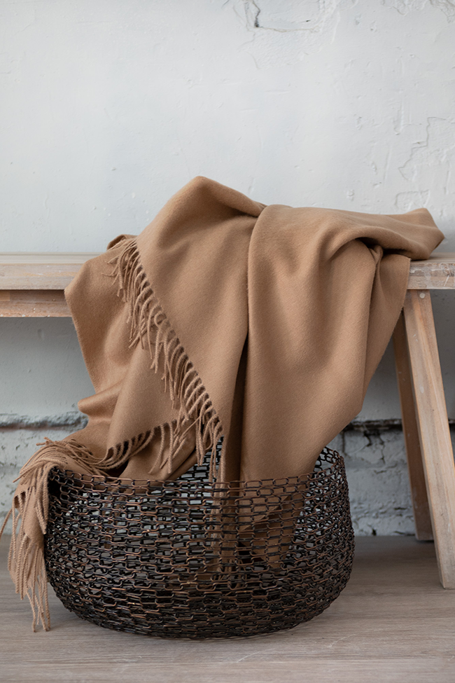 St. Genève Alfie Baby Alpaca Throw