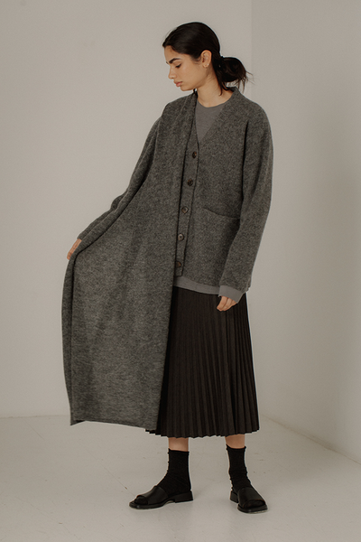 Bare Knitwear Travel Wrap Ash