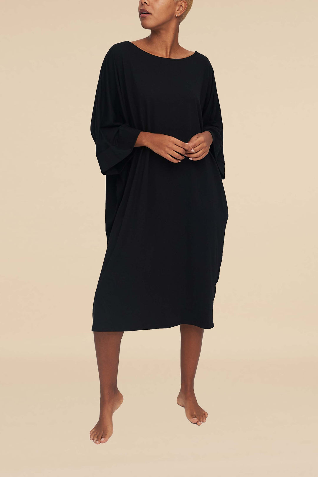 Cocoon T-Shirt Dress Stretch Jersey