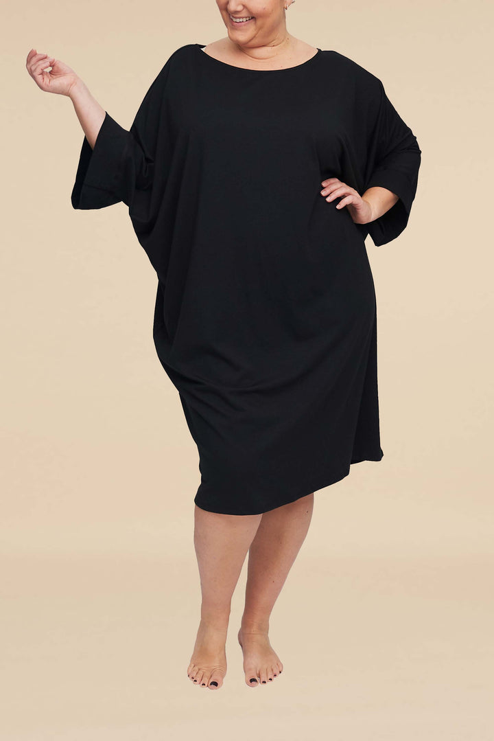 Cocoon T-Shirt Dress Stretch Jersey
