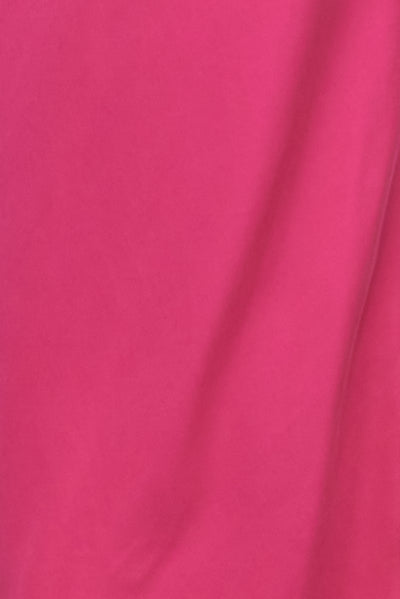 Cowl Neck Dress Magenta Twill