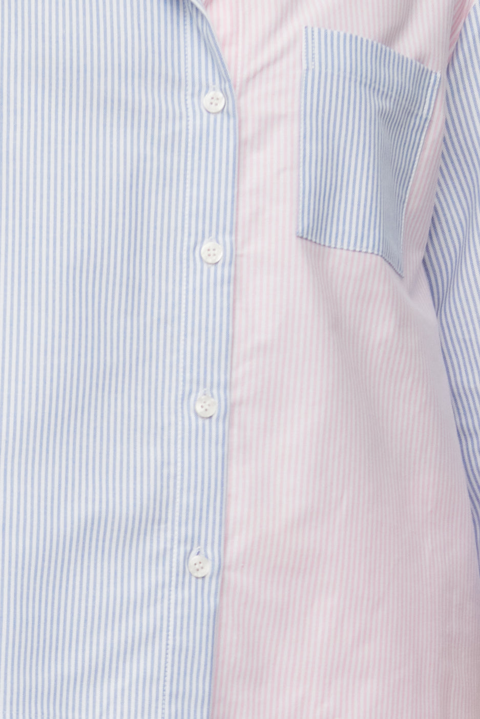 Long Sleeve Shirt Oxford Stripe Mix