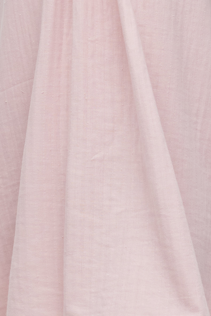Sleeveless Nightie Pale Pink Striped Gauze