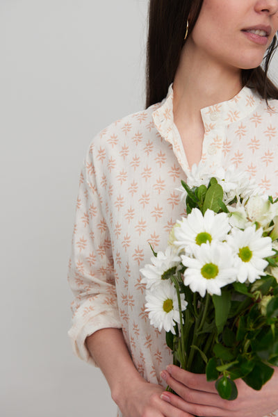 Long Sleep Shirt Laurel Leaf Blush