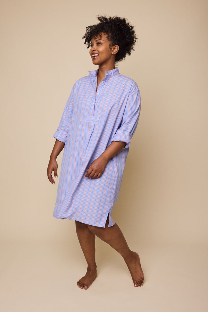 Long Sleep Shirt<br>in Newbury Stripe