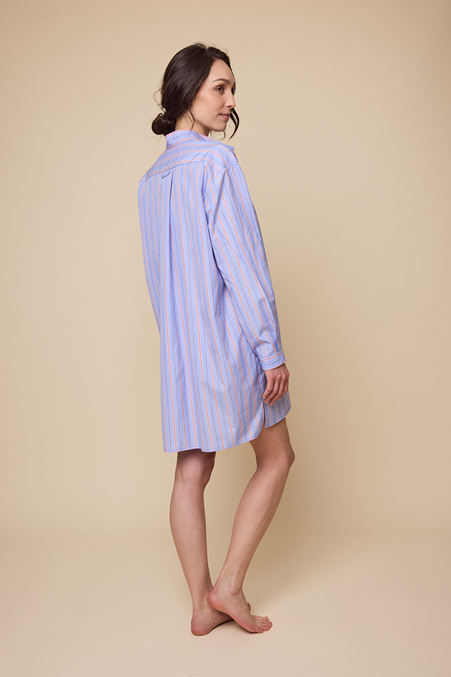Short Sleep Shirt Newbury Stripe