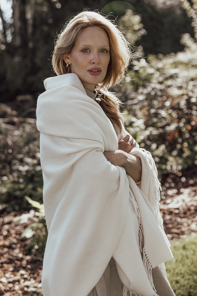 St. Genève Alfie Baby Alpaca Throw