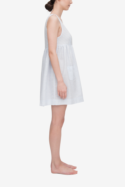 Pocket Nightie Plush Stripe