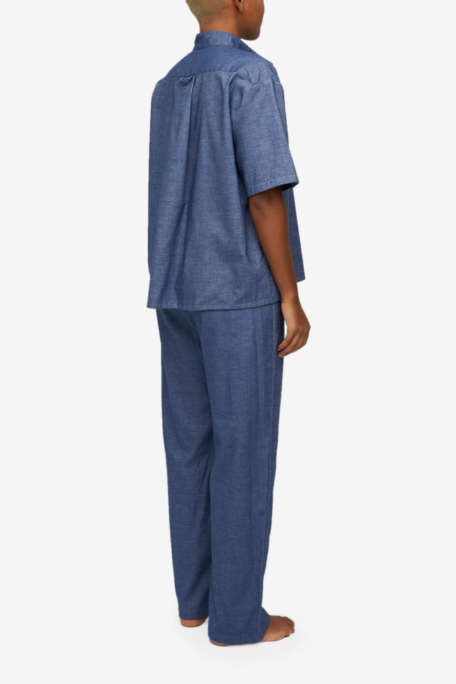 Lounge Pant Navy Twill Flannel