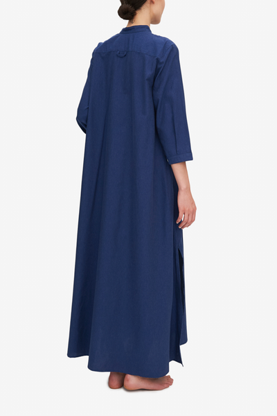 Full Length Sleep Shirt Midnight Twill