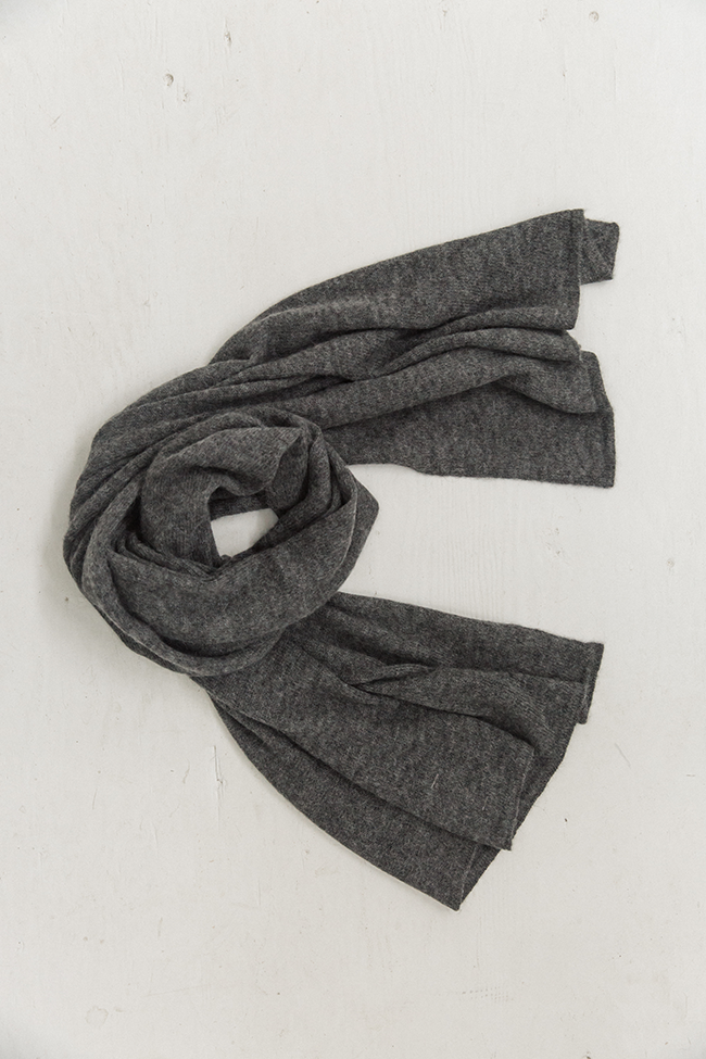 Bare Knitwear Travel Wrap Ash