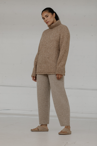 Bare Knitwear Stanley Pullover Caramel
