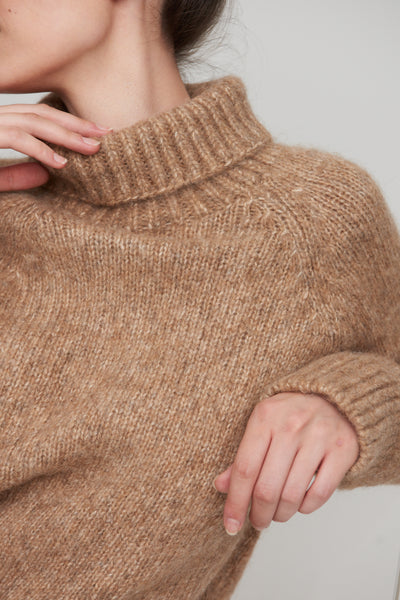 Bare Knitwear Stanley Pullover Caramel