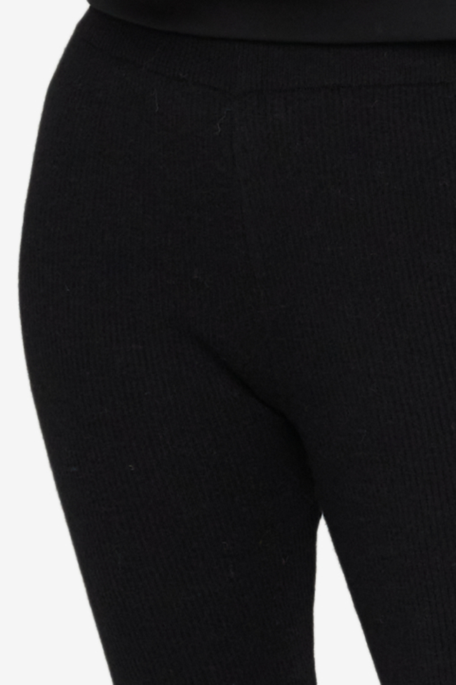 Bare Knitwear Marin Knit Tights Black