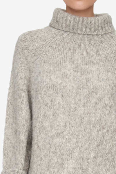 Bare Knitwear Stanley Pullover Marble Grey