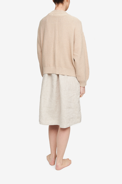 Bare Knitwear Seed Cardigan in Birch