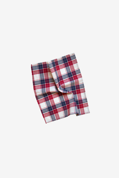 Small Berry Plaid Napkins - Set of 4