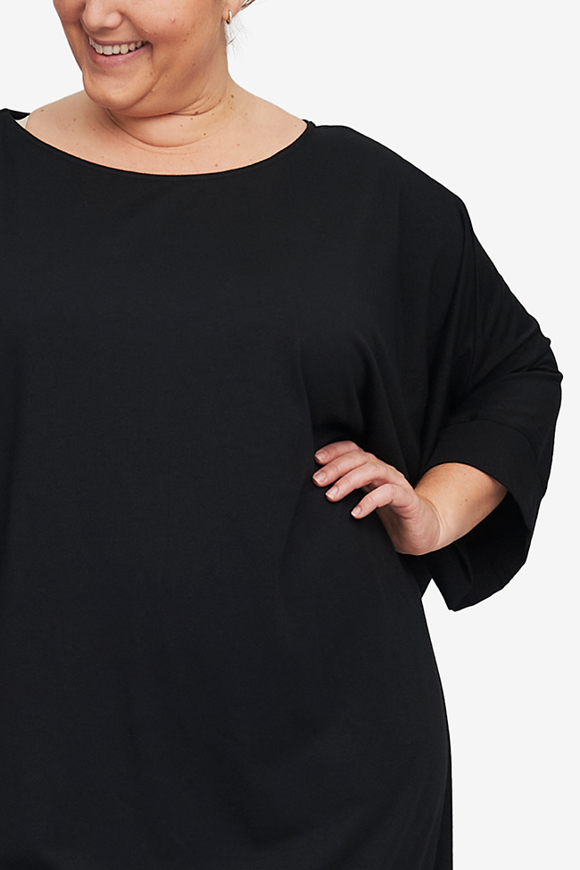 Cocoon T-Shirt Dress Stretch Jersey