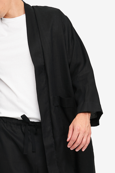 Men's Unisex Robe Linen