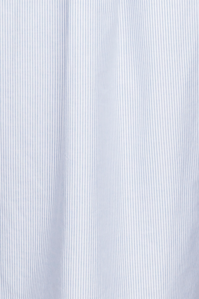 Two Pocket Sleep Shirt Blue Oxford Stripe PLUS