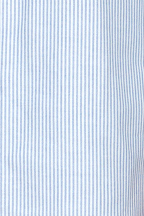 cotton blue oxford stripe fabric by the Sleep Shirt