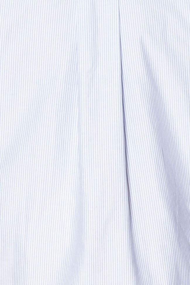 blue oxford stripe cotton fabric by the Sleep Shirt