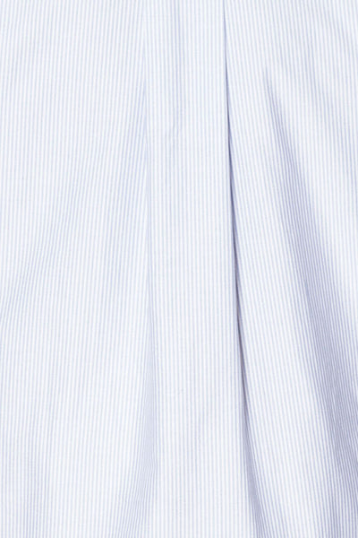 blue oxford stripe cotton fabric by the Sleep Shirt