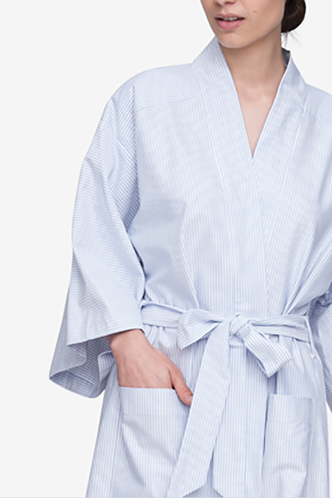 Robe Blue Oxford Stripe