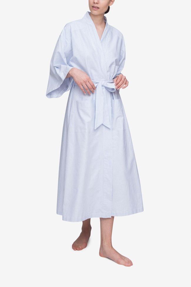 Robe Blue Oxford Stripe