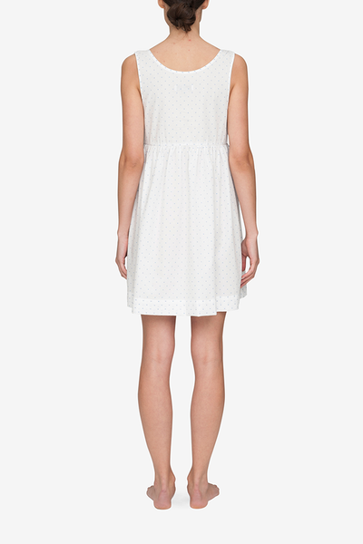 Pocket Nightie Blue Saturn Dot