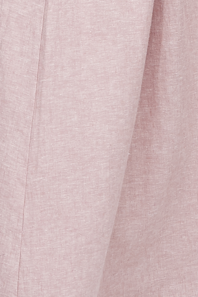 Belted Dress Blush Linen