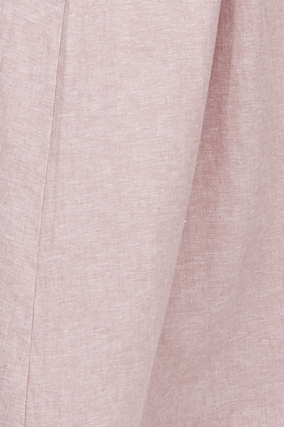 Belted Dress Blush Linen