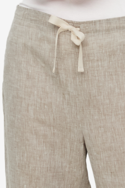 Lounge Pant Brown Linen