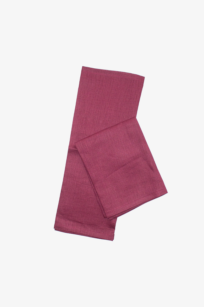 Burgundy Linen Tea Towel - Set of 2
