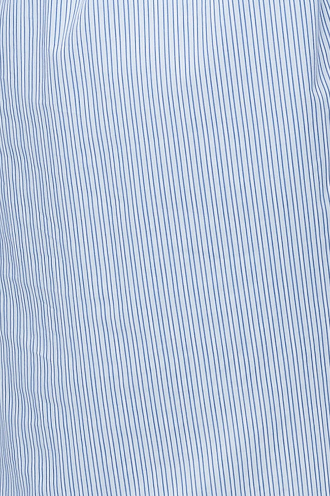 Slip On Sleep Shirt Cook's Blue Stripe PLUS