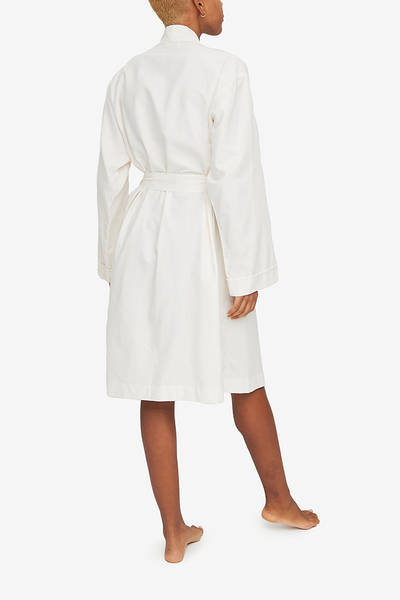 Unisex Robe Cream Twill