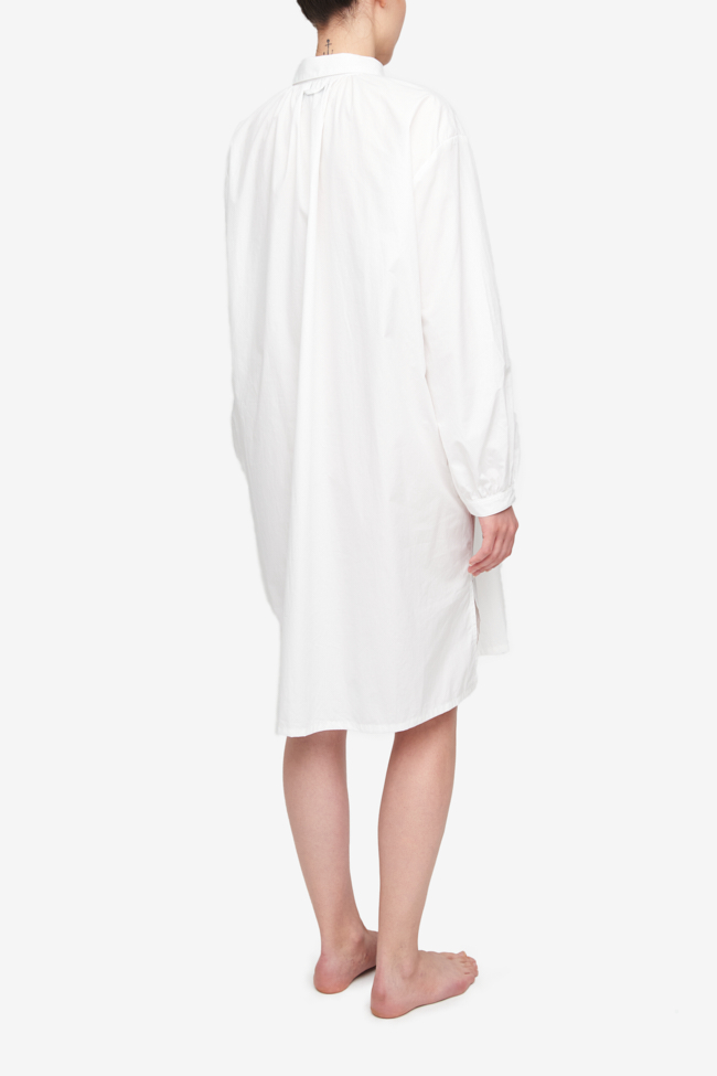 Martine Nightshirt Crisp White Cotton