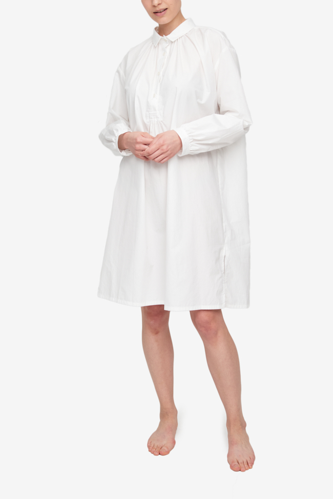 Martine Nightshirt Crisp White Cotton