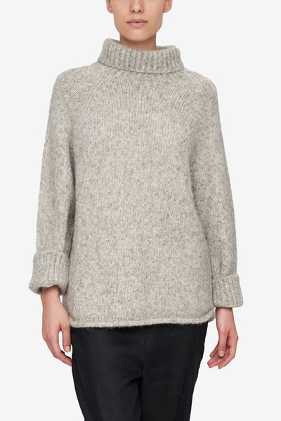 Bare Knitwear Stanley Pullover Marble Grey