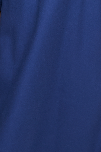 Short Sleep Shirt Dark Blue Flannel