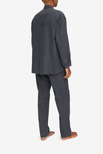 Slash Pocket Pant Dark Grey Brushed Cotton