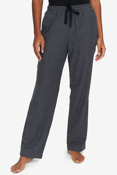 Slash Pocket Pant Dark Grey Brushed Cotton