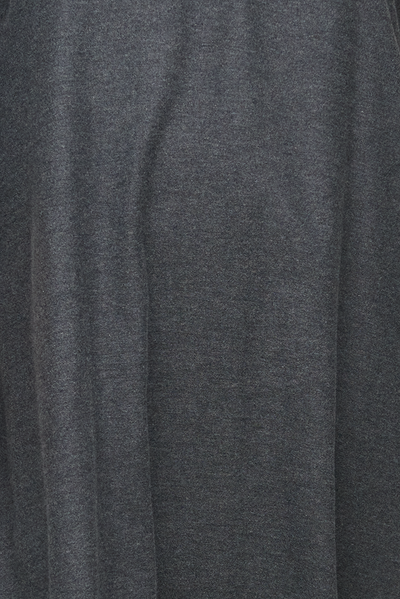 Short Sleep Shirt Dark Grey Brushed Cotton