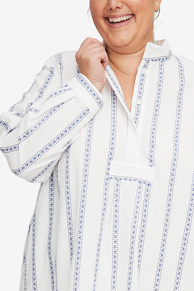 Short Sleep Shirt Deck Stripe PLUS
