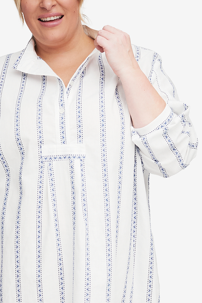 Short Sleep Shirt Deck Stripe PLUS
