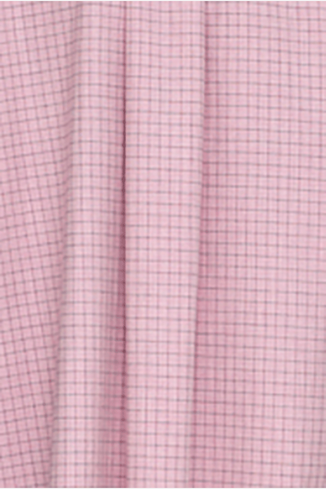 Short Sleep Shirt Dusty Pink Check