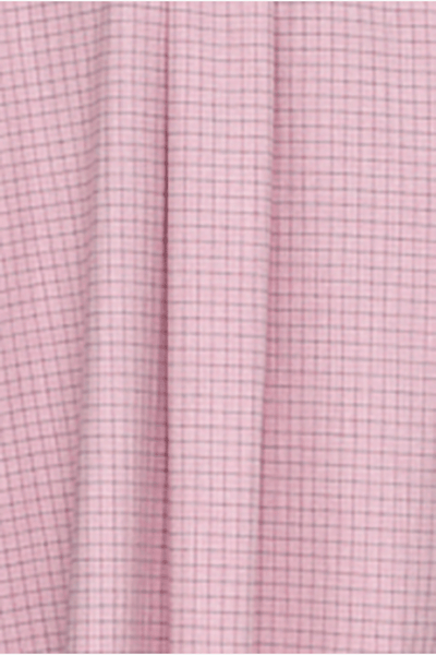Short Sleep Shirt Dusty Pink Check